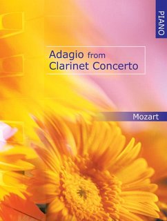 Cover Adagio from Clarinet Concerto Klavier Spielbuch