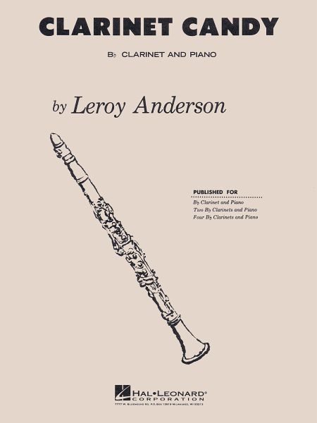 Leroy Anderson, Clarinet Candy Klarinette und Klavier Buch
