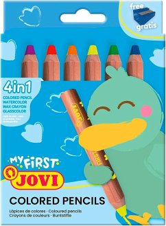 Cover JOVI - MY FIRST 6 extra dicke 4in1 Holzbuntstiften, 6er Set