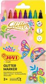JOVI Faserschreiber ergonomic glitter, 8er Set JOVI Faserschreiber ergonomic glitter, 8er Set