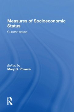Cover Measures Of Socioeconomic Status