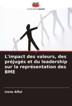 Cover L'impact des valeurs, des préjugés et du leadership sur la représentation des BME