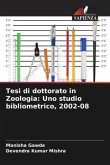 Tesi di dottorato in Zoologia: Uno studio bibliometrico, 2002-08