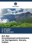 Art des Grundwasservorkommens im Hartgestein: Kerala, Indien