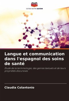 Cover Langue et communication dans l'espagnol des soins de santé