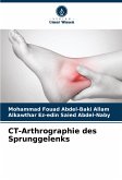 CT-Arthrographie des Sprunggelenks CT-Arthrographie des Sprunggelenks