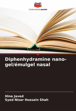 Cover Diphenhydramine nano-gel/émulgel nasal
