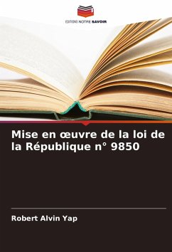 Cover Mise en ¿uvre de la loi de la République n° 9850