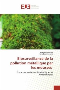 Biosurveillance de la pollution métallique par les mousses - Menaiaia, Khaoula;Bouzahouane, Hana