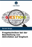 Fragetechniken bei der Bearbeitung von Aktivitäten auf Englisch