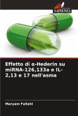 Effetto di ¿-Hederin su miRNA-126,133a e IL-2,13 e 17 nell'asma Effetto di ¿-Hederin su miRNA-126,133a e IL-2,13 e 17 nell'asma