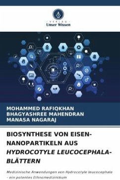 BIOSYNTHESE VON EISEN-NANOPARTIKELN AUS HYDROCOTYLE LEUCOCEPHALA-BLÄTTERN - RAFIQKHAN, MOHAMMED;MAHENDRAN, BHAGYASHREE;NAGARAJ, MANASA