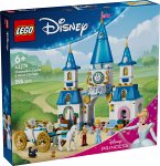 LEGO® Disney Prinzessin 43275 Cinderellas Schloss und Pferdekutsche