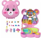 Polly Pocket x Glücksbärchi Puppen & Spielset mit Spielzeugauto und thematisch