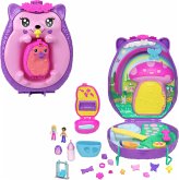 Polly Pocket Mama & Baby Igel Handtaschen-Spielset mit 2 Puppen & 16 Accessoir Polly Pocket Mama & Baby Igel Handtaschen-Spielset mit 2 Puppen & 16 Accessoir