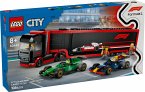 LEGO® City 60445 F1 Transporter mit RB20 & AMR24 F1 Rennautos