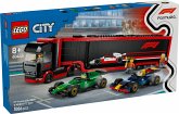 LEGO® City 60445 F1 Transporter mit RB20 & AMR24 F1 Rennautos LEGO® City 60445 F1 Transporter mit RB20 & AMR24 F1 Rennautos