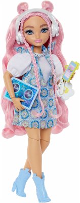 Cover Barbie Dream Besties Daisy Jean-Modepuppe mit 9 Zubehörteilen zum Thema DJ und