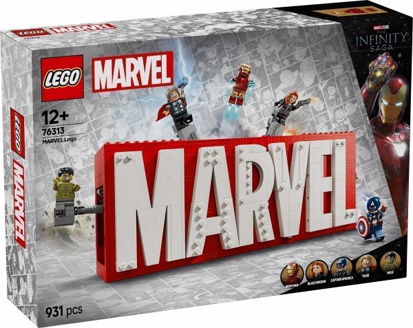LEGO® Marvel Super Heroes 76313 MARVEL Logo & Minifiguren LEGO® Marvel Super Heroes 76313 MARVEL Logo & Minifiguren