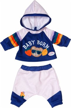 Cover BABY born Jogging Anzug Navy 43cm