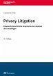 Privacy Litigation (eBook, ePUB) - Bild 1