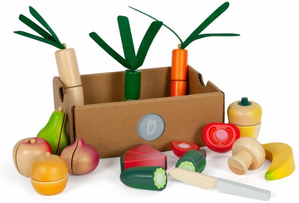 Small Foot 12563 - Schneide-Set Obst und Gemüse „fresh“