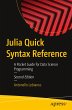 Julia Quick Syntax Reference - Bild 1