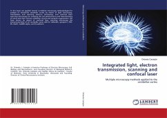 Integrated light, electron transmission, scanning and confocal laser