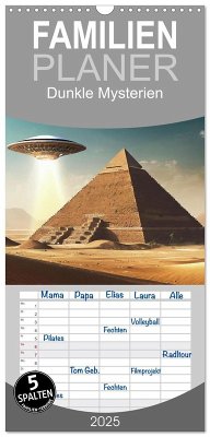 Familienplaner 2025 - Dunkle Mysterien mit 5 Spalten (Wandkalender, 21 x 45 cm) CALVENDO - Calvendo;pixs:sell