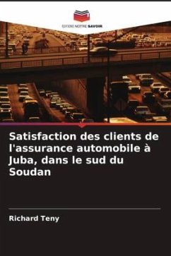 Satisfaction des clients de l'assurance automobile à Juba, dans le sud du Soudan - Teny, Richard