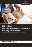 Microbial decontamination methods for pig carcasses