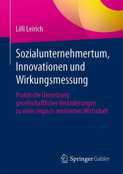 Cover Sozialunternehmertum, Innovationen und Wirkungsmessung (eBook, PDF)
