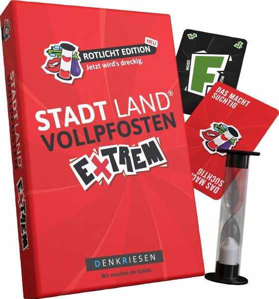 DENKRIESEN - STADT LAND VOLLPFOSTEN® - Extrem - ROTLICHT EDITION -  DENKRIESEN - STADT LAND VOLLPFOSTEN® - Extrem - ROTLICHT EDITION -