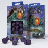 COC Horror on the Orient Express Black & purple Dice Set (7) COC Horror on the Orient Express Black & purple Dice Set (7)