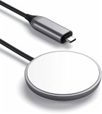 Satechi Magnetic Wireless Charging Cable space gray Satechi Magnetic Wireless Charging Cable space gray