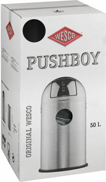 WESCO Pushboy 50l schwarz matt WESCO Pushboy 50l schwarz matt