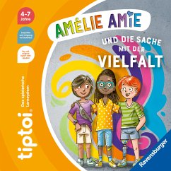 Cover tiptoi® Bildergeschichten über den Umgang mit Gefühlen - Amélie Amie und die Sache mit der Vielfalt