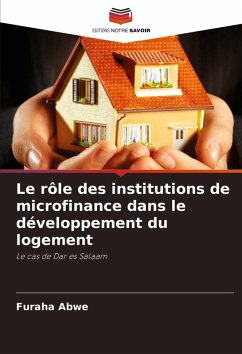 Cover Le rôle des institutions de microfinance dans le développement du logement