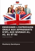 ENSEIGNER L'EXPRESSION ORALE AUX APPRENANTS D'EFL AUX NIVEAUX A1, A2, B1 ET B2