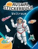 Ravensburger Mein Ausmalstickerbuch Weltraum - Stickerbuch ab 4 Jahre, über 300 Sticker zum Thema Weltraum, viele Sticke