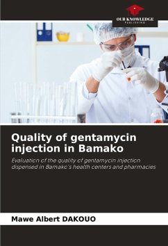 Cover Quality of gentamycin injection in Bamako