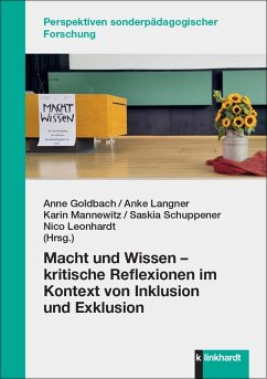 Cover Macht und Wissen - kritische Reflexionen im Kontext von Inklusion und Exklusion