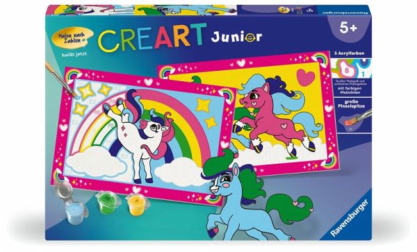 Zauberponys mit Regenbogen