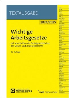 Cover Wichtige Arbeitsgesetze