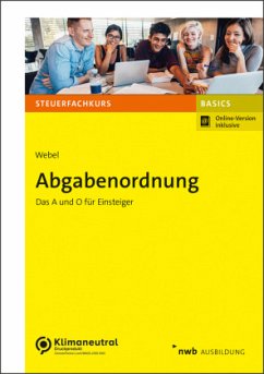 Abgabenordnung - Webel LL.M., Karsten