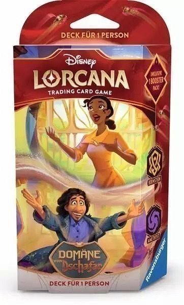 Disney Lorcana: Domäne von Dschafar - Bernstein und Amethyst Deck für 1 Person (Deutsch) Disney Lorcana: Domäne von Dschafar - Bernstein und Amethyst Deck für 1 Person (Deutsch)