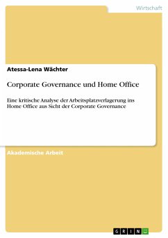 Corporate Governance und Home Office (eBook, PDF)