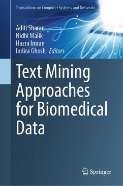 Text Mining Approaches for Biomedical Data (eBook, PDF)