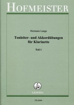 Cover Tonleiter- und Akkordübungen Band 1 für Klarinette