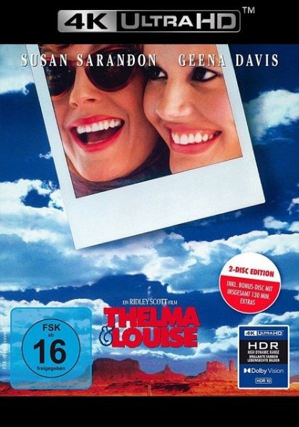 Thelma & Louise, 2 Blu-ray (UHD-Blu-ray + Bonus-Blu-ray - 2-Disc Edition)